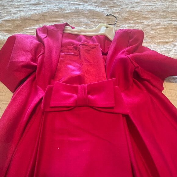 Beautiful Vintage Fuschia Gown - size 6/8 - Picture 8 of 10